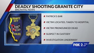 Fatal shooting at Granite City bar leaves one dead