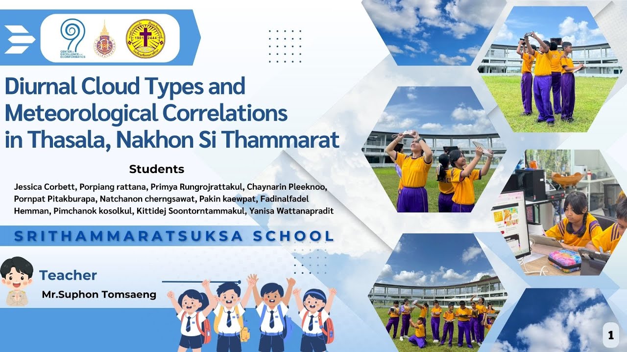 G.1 Diurnal Cloud Types and Meteorological Correlations in Thasala, Nakhon Si Thammarat