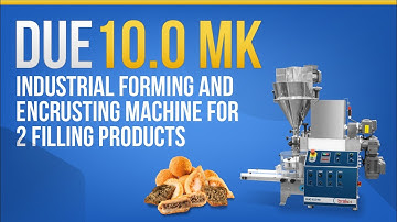 INDUSTRIAL FORMING AND ENCRUSTING MACHINE FOR 2 FILLING PRODUCTS DUE 10.0 MK BRALYX