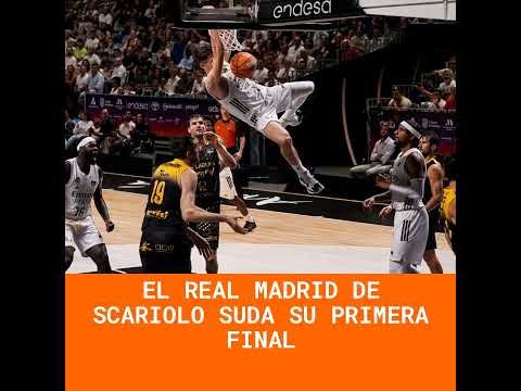El Real Madrid de Scariolo suda su primera final
