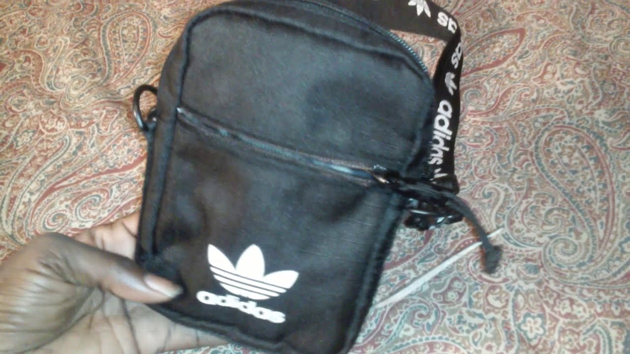 Adidas Originals Shoulder Strap Festival Bag Black/White YouTube
