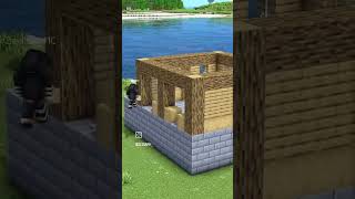 Minecraft Starter house 🏡 #minecraft #minecraftbuliding #minecraftbuilds #minecraftinspiration