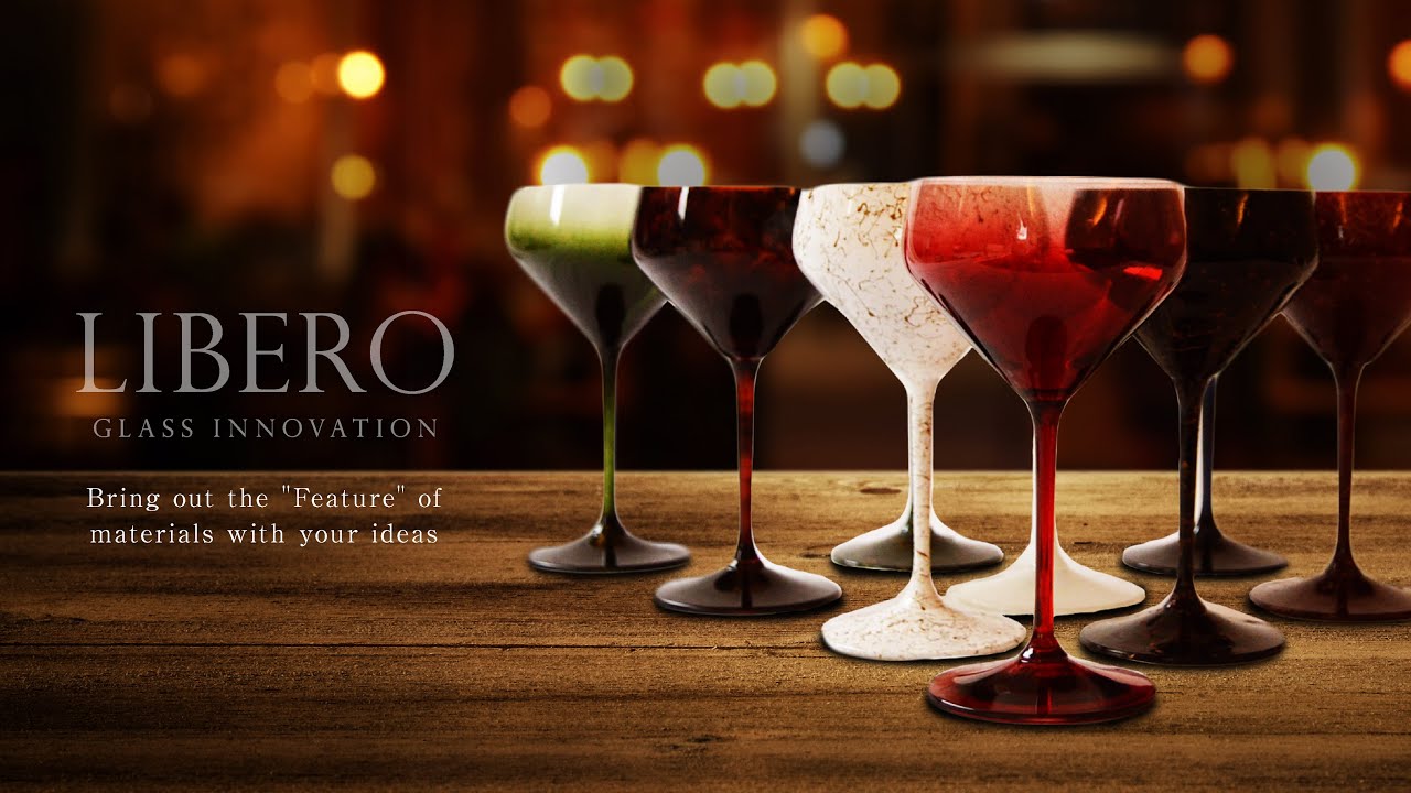 LIBELO: Unique Japanese lacquer glass made from RIEDEL glass