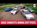 Enthu Cutlets: Race Concepts tuned and turbo-charged Honda City VTEC including the over 400bhp City