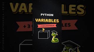 Python Variables Kya Hai 📦 + 3 Golden Rules | Python for Beginners in Hindi #shorts #trending #ai ⭐