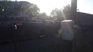 Train 101 passes Stuart Florida MP261.43 April 14,2021