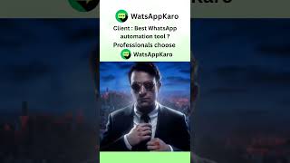 Professionals Trust WatsAppKaro for WhatsApp Automation 🚀