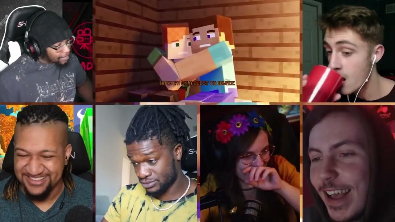 CREEPER RAP REMIX 🎵 Animated Minecraft Music Video🎵 ENDING A [REACTION MASHUP]1547 YouTube