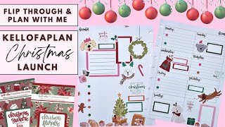 PLAN WITH ME & FLIP THROUGH | KELLOFAPLAN CHRISTMAS RELEASE