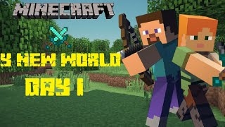 day 1 to 100 video in minecraft in hardcore#subscribe #like #minicraft part 2