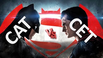 CAT vs CET. Differences paper pattern and syllabus.