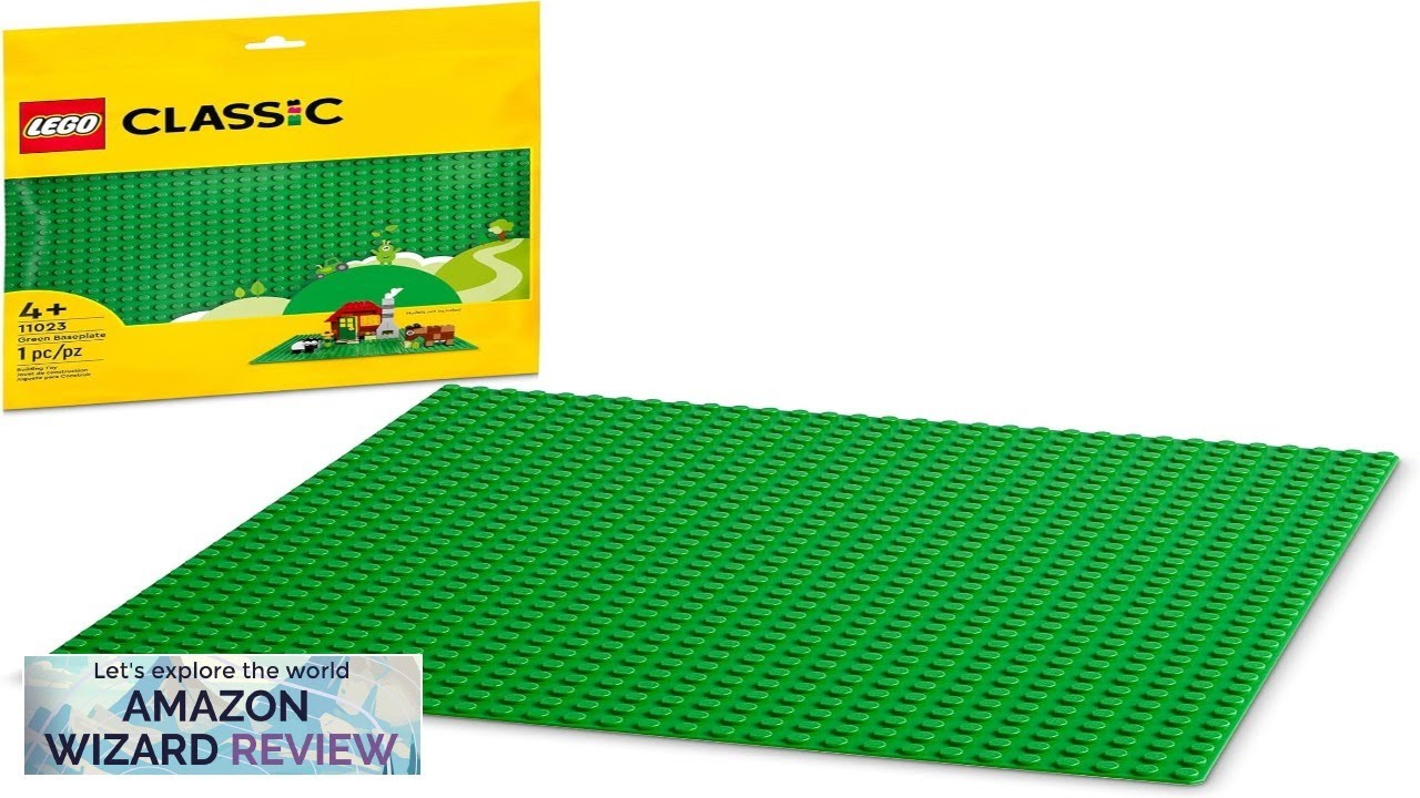 LEGO Classic Green Baseplate Square 32x32 Stud Foundation to Build Play Review