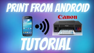 How to Print from Android Phone to Canon Printer | Android Print Tutorial screenshot 3