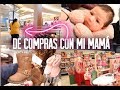 DE COMPRAS PARA NAVIDAD CON MI MAMA🛍TODO EL DIA EN LA CALLE 🤩