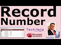 Automatic Numbering of Records. Renumber Counter on Add, Delete. Row Numbers in Microsoft Access.