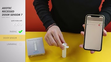Quick review #38 - Aeotec Recessed Door Sensor 7 ZW187-A