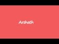 Intro 2arshath