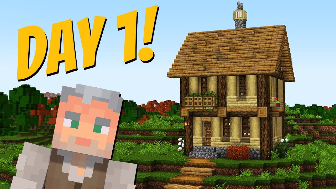 How to (Correctly) Build a MEDIEVAL STARTER HOUSE in Minecraft! - YouTube