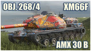 XM66F, Object 268/4 & AMX 30 B • WoT Blitz Gameplay