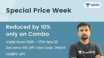 Special Price Week Discount | UPSC CSE | Durgesh Nandan | Use Code: DNLIVE