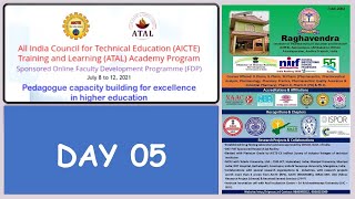Day 05 AICTE ATAL FDP