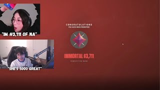 SEN TenZ Watches Kyedae Get IMMORTAL RANKED #3711 of VALORANT