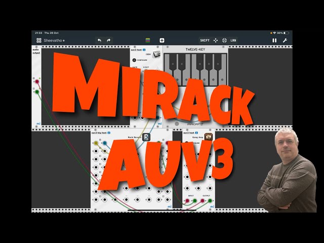 IOS mifki miRack AUv3Host - Tutorial: AUv3 Instruments / Effects