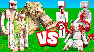 All Iron Golems vs All SCP 096 in Minecraft