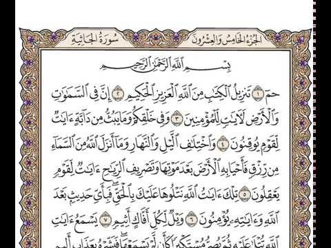 سورة الجاثية بصوت الشيخ وديع اليمني