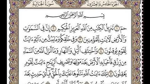 سورة الجاثية بصوت الشيخ وديع اليمني