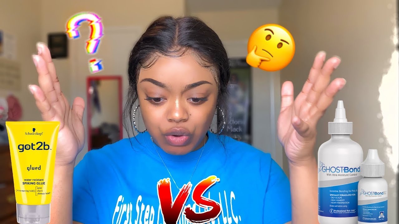 WHAT GLUE TO USE FOR YOUR LACE?! GOT2B VS. GHOST BOND GLUE XL YouTube