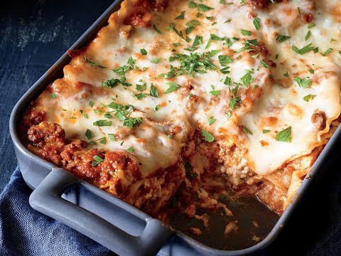 How To Make Lasagna At Home! | Halal Lasagna - YouTube