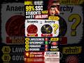 SSC Topper भी Fail! ❌ Anaemia:Blood :: Anarchy:? | Analogy Trick 🔥