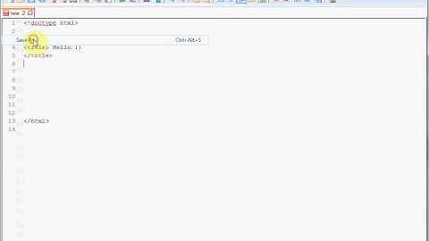 HTML and CSS Tutorial 1 starting your first web page