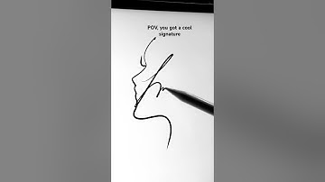 pov: you’ve got a cool signature style #Signature #Trending #Viral #SignatureStyle ￼￼