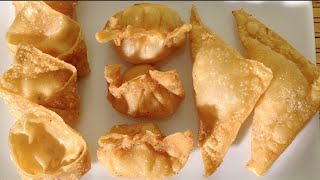 How To Make Fried Wontons With Cream Cheese ShrimpAsian Food Recipes