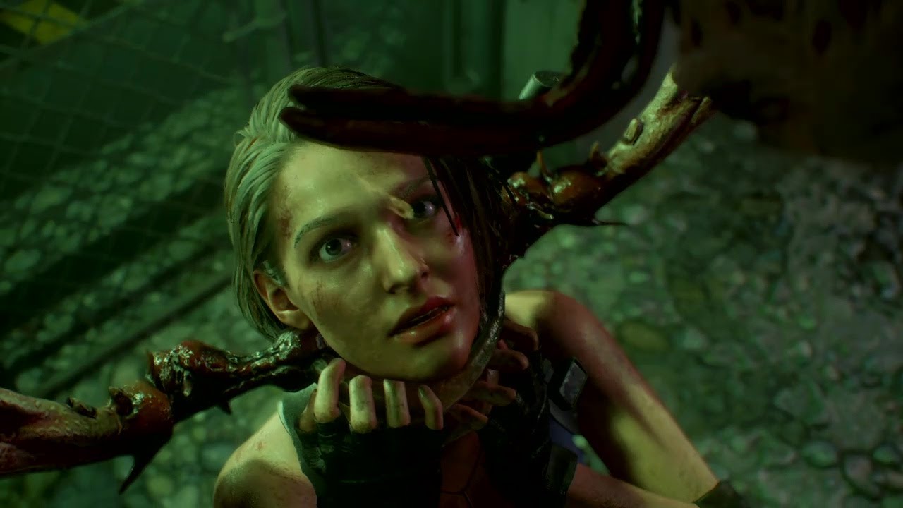 Jill Gets Infected with Parasites   Death Scene   Resident Evil 3 Remake