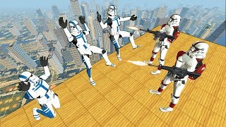 Stormtrooper ragdoll | funny jumps and falls #3