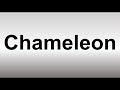 How to Pronounce Chameleon