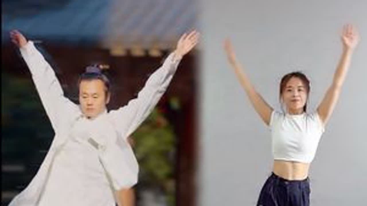 秋冬不长膘～10min古法甩肉肉运动#࿆居家运动 #秋膘 #古法运动 #瘦身操 #瘦肚子