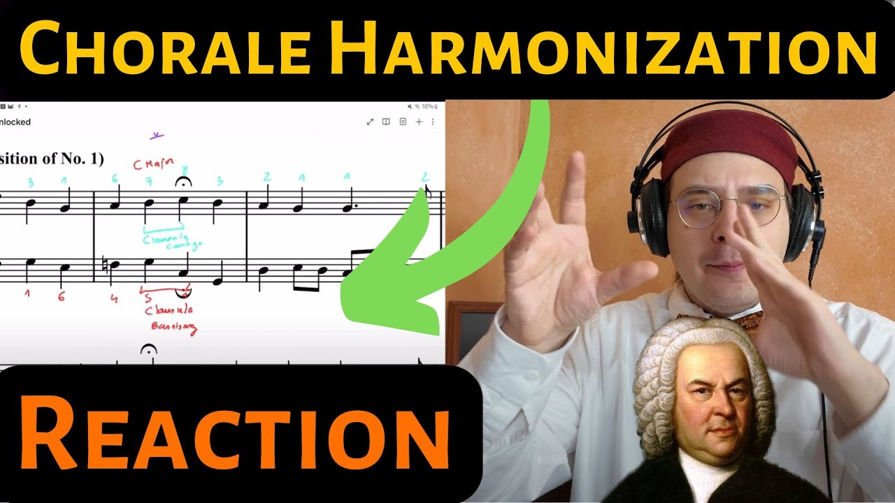 Chorale 4 Part Harmonization - Counterpoint and Composition Reaction
