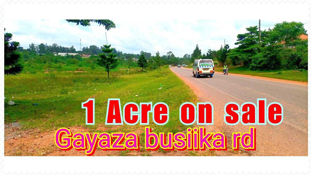 1 ACRE OF LAND FOR SALE IN GAYAZA BUSIIKA RD UGANDA YouTube
