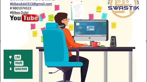 Learn  How to create new company in Swastik software and copy master .