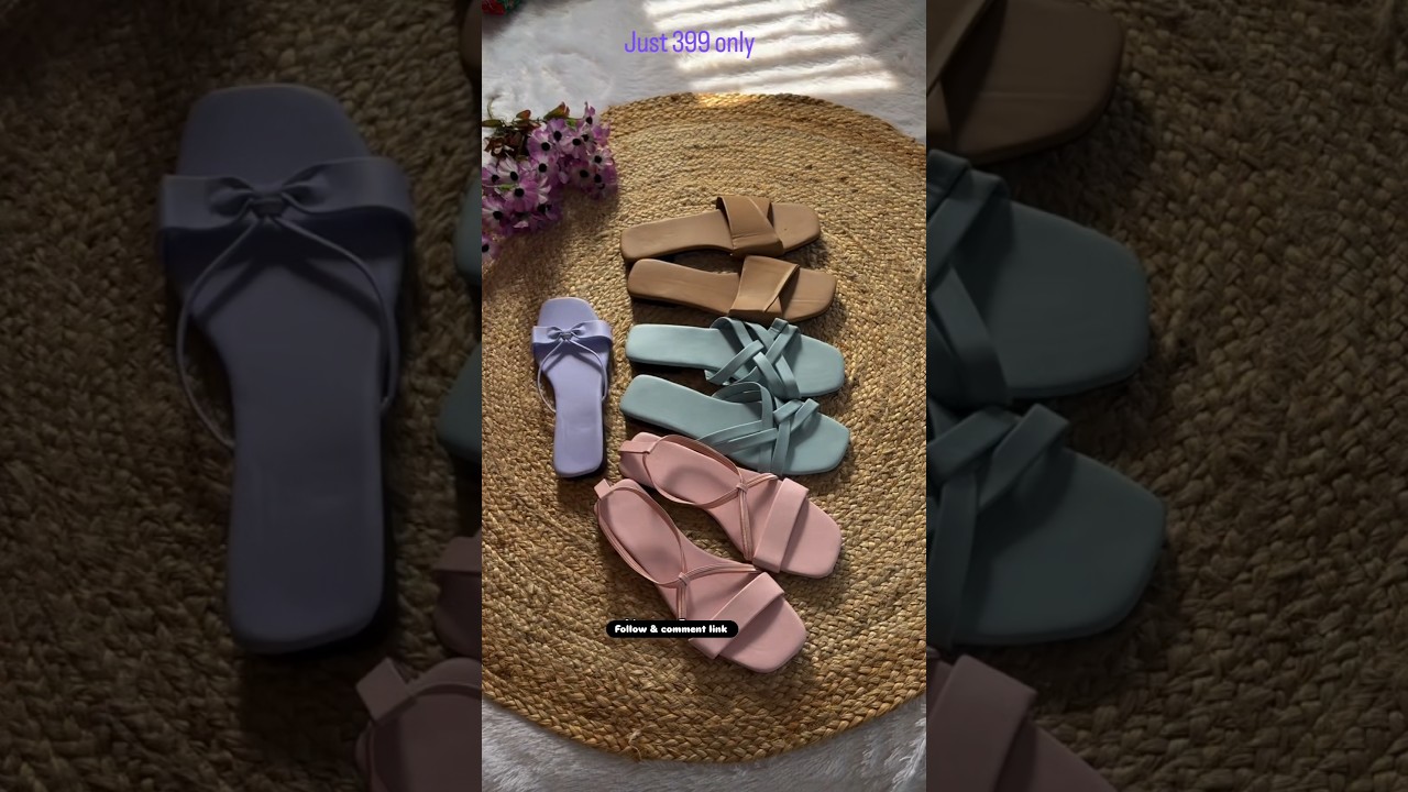 Best quality girl's morden slippers combo pack of 4 just 399 only special offers