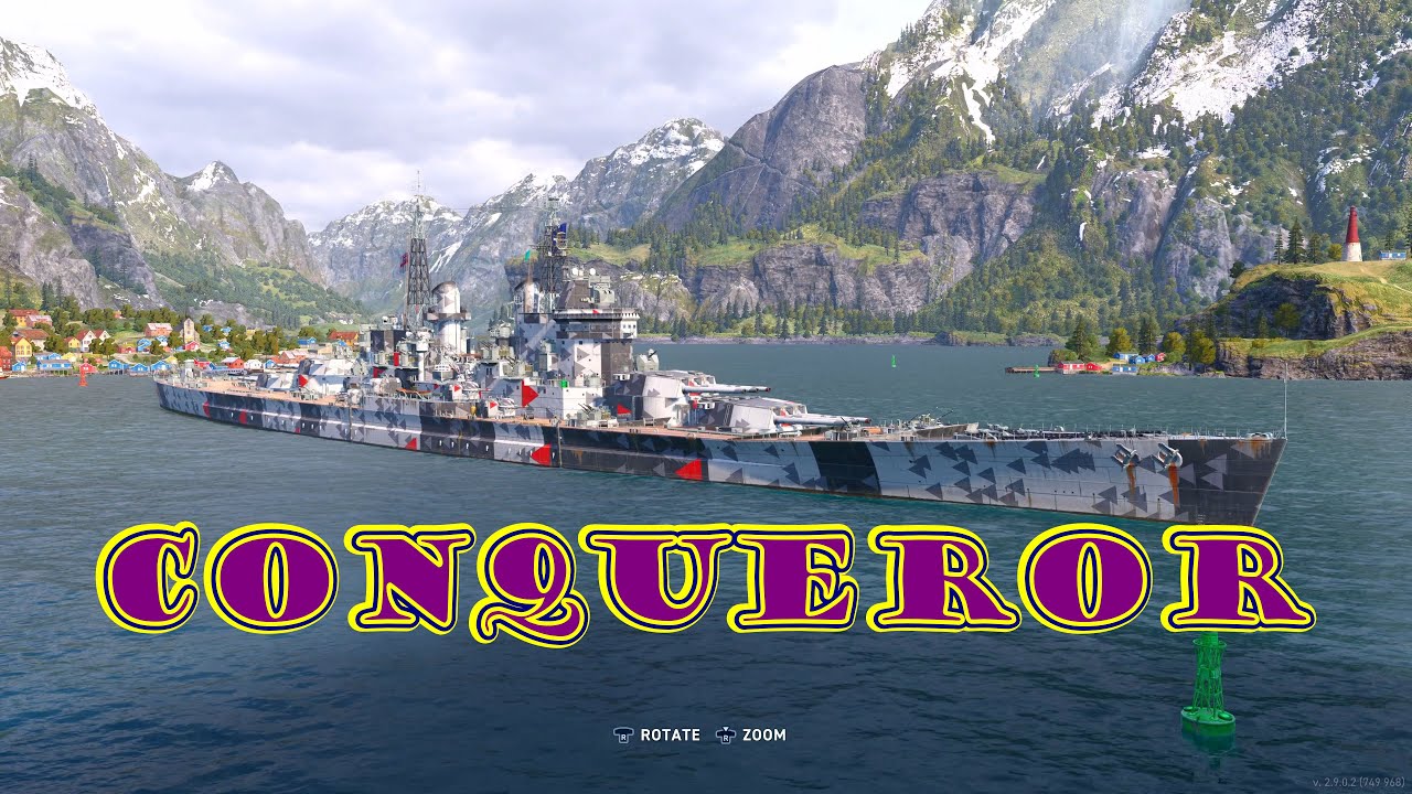 Meet The Conqueror Rental Legendary British Battleship (World of ...