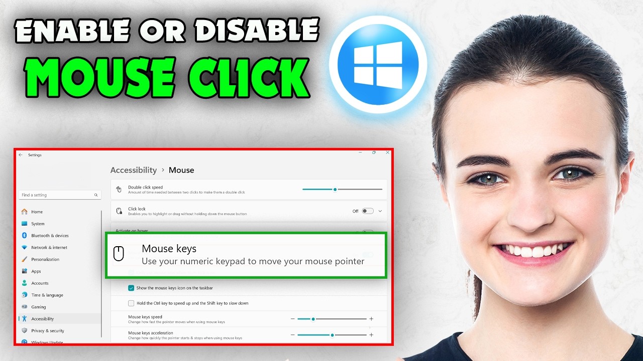 Mouse Click Disble Html Code Windows 11: How to Enable or Disable Mouse Click Sound (2026) - YouTube