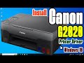 How to Download & Install Canon PIXMA G2020 Printer Driver in Windows 10 PC or Laptop 🖨️