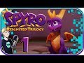 Spyro Reignited Trilogy Walkthrough - Part 1: My Childhood REIGNITED!