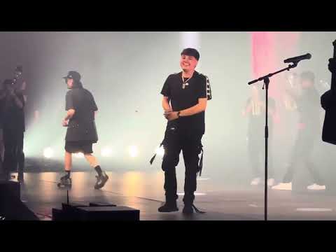 Peso Pluma y Yng Lucas cantando en vivo (la Bebé remix)🥷🥰😱🪶🌎