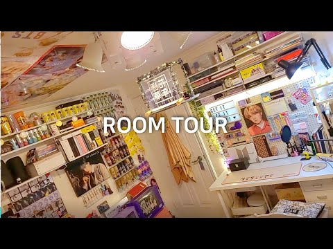 ROOM TOUR BTS ARMY Korea/DIY Room Decor Ideas/BT21TinyTAN merch from unboxin아미 룸투어 방탄소년단 덕질존 /KPOP